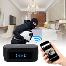 Wireless APP Control and P2p/IP Network Night Vision Table Clock WiFi Video Camera